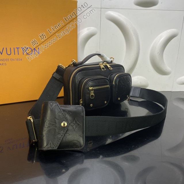 路易威登2022专柜新款手袋 M80450 路易威登Utility Crossbody手袋 LV男士小款挎包  ydh4627